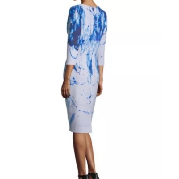 RENE RUIZ WOVEN SHEATH V NECK BODYCON A-LINE DRESS - Picture 3 of 6